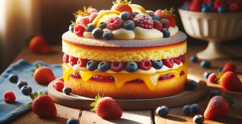 Rezept für Zitronen-Beeren-Shortcake